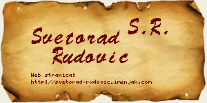 Svetorad Rudović vizit kartica